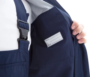 Костюм мужской ТЕХНИК 2 от механических воздействий и ОПЗ (куртка, полукомбинезон), темно-синий/серый Кос 099