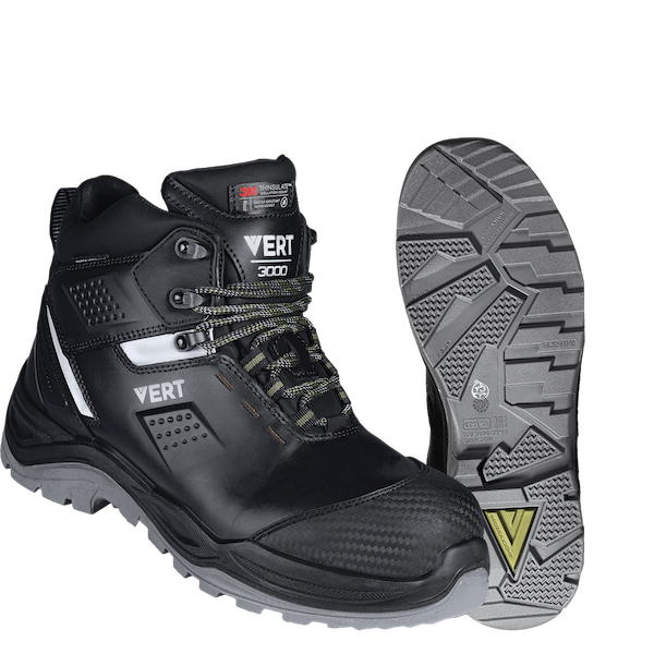 Ботинки VERT (VERT 3015) с КП и КС Thinsulate® шерст.мех, кожаные ПУ/ТПУ