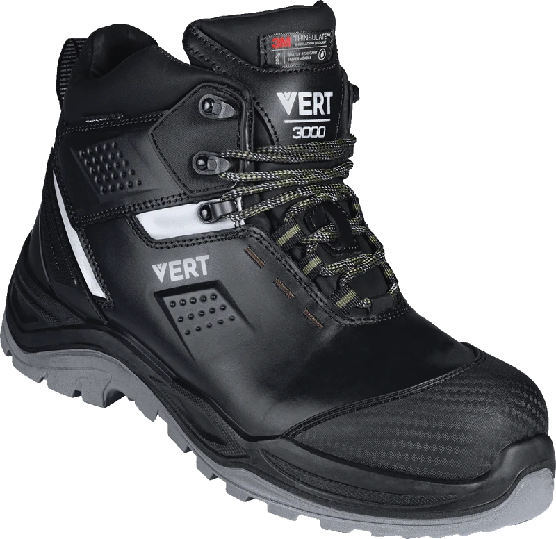 Ботинки VERT (VERT 3015) с КП и КС Thinsulate® шерст.мех, кожаные ПУ/ТПУ