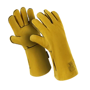 Краги ФЛАГМАН ФАЕРЛАЙТ (TG-691), спилок, интерлок/флис, нить Kevlar®, до 250°С, 380 мм