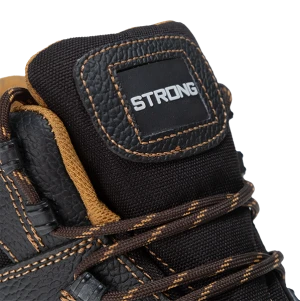 Ботинки STRONG (Стронг) с КП, кожаные ПУ/ПУ