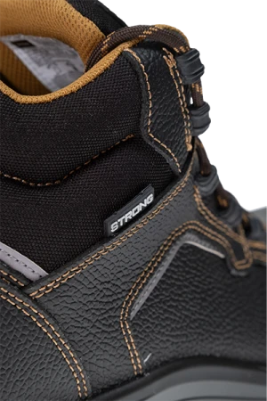 Ботинки STRONG (Стронг) с КП, кожаные ПУ/ПУ