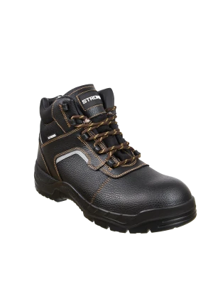 Ботинки STRONG (Стронг) с КП иск.мех, кожаные ПУ/ПУ