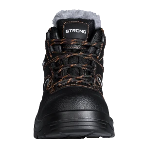 Ботинки STRONG (Стронг) с КП иск.мех, кожаные ПУ/ПУ