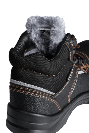 Ботинки STRONG (Стронг) с КП иск.мех, кожаные ПУ/ПУ