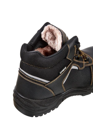 Ботинки STRONG (Стронг) с КП иск.мех, кожаные ПУ/ПУ