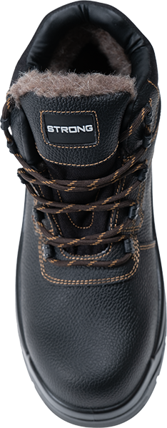 Ботинки STRONG (Стронг) с КП шерст.мех, кожаные ПУ/ПУ