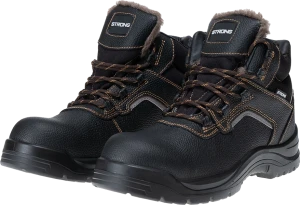 Ботинки STRONG (Стронг) с КП шерст.мех, кожаные ПУ/ПУ