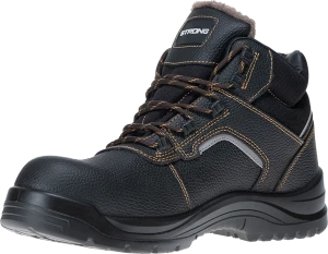 Ботинки STRONG (Стронг) с КП шерст.мех, кожаные ПУ/ПУ