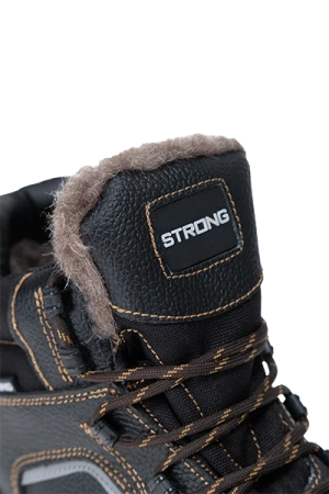 Ботинки STRONG (Стронг) с КП шерст.мех, кожаные ПУ/ПУ