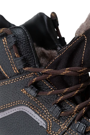 Ботинки STRONG (Стронг) с КП шерст.мех, кожаные ПУ/ПУ