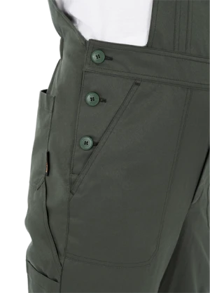 Костюм мужской ТЕХНИК 2 от механических воздействий и ОПЗ (куртка, полукомбинезон), темно-зелёный/черный Кос 053