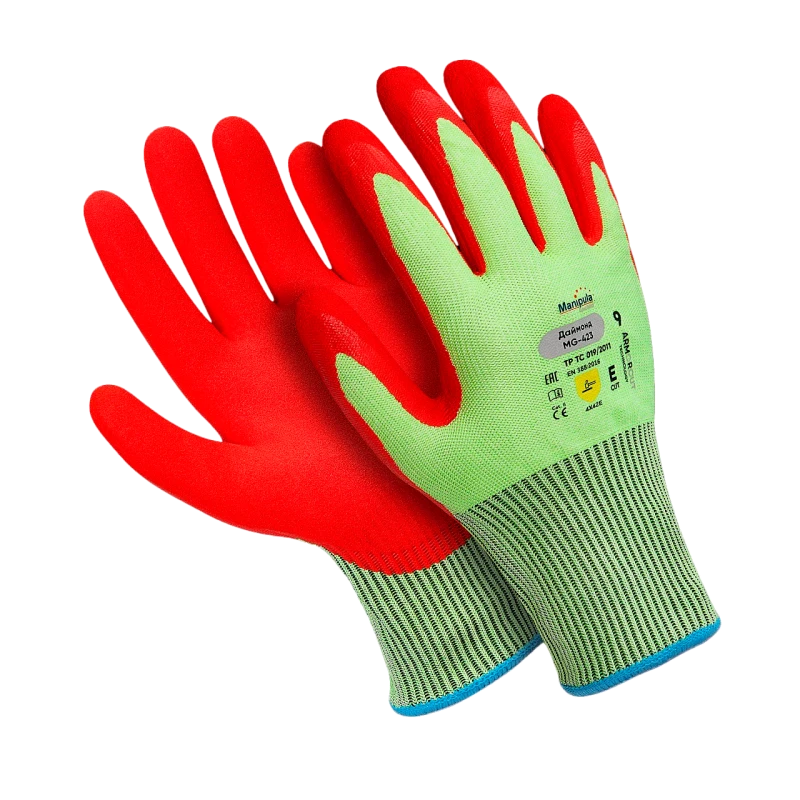 Перчатки ДАЙМОНД (MG-423), Armorcut Technology, нитрил частичный, оверлок Пер 777