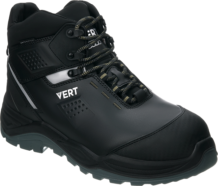 Ботинки VERT (VERT 3003) с КП и КС шерст.мех, кожаные ПУ/ТПУ