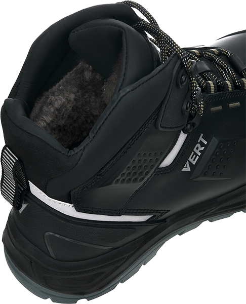 Ботинки VERT (VERT 3003) с КП и КС шерст.мех, кожаные ПУ/ТПУ