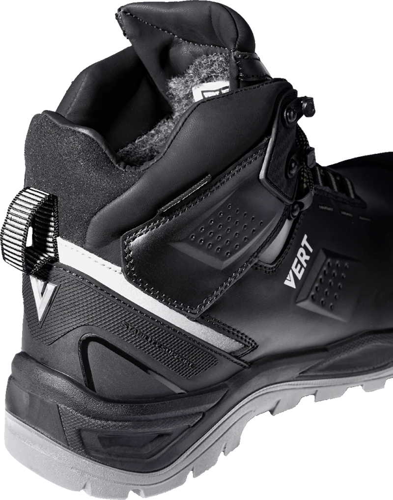 Ботинки VERT (VERT 3003) с КП и КС шерст.мех, кожаные ПУ/ТПУ