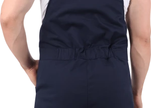 Костюм мужской АНТИСТАТ от пониженных температур воздуха и ветра, от статического электричества (куртка, полукомбинезон), темно-синий/василёк Кос 685