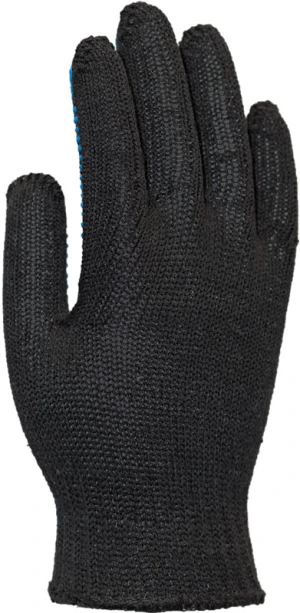 Перчатки х/б с ПВХ Удачная, К, черные Пер 041К