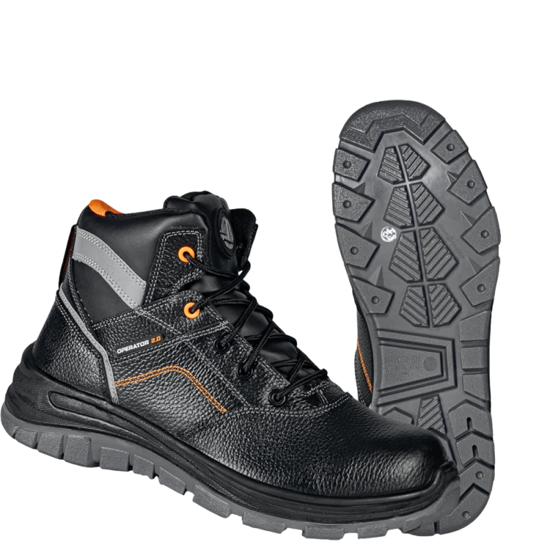 Ботинки OPERATOR 2.0 с КП и КС, кожаные ПУ/ТПУ