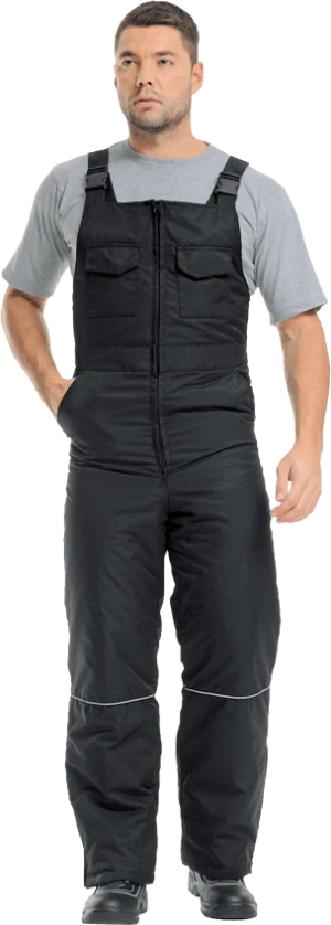 Полукомбинезон ДИКСОН зимний, черный Пком 530