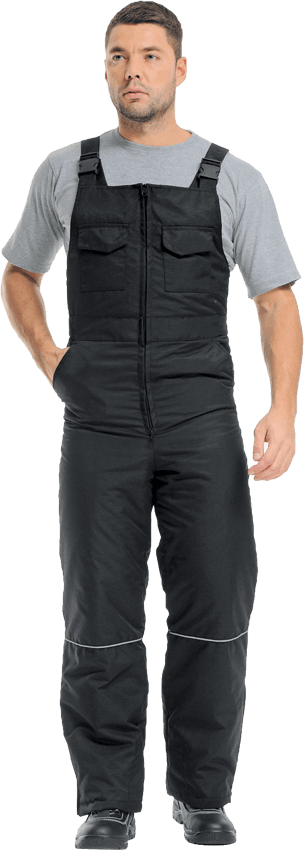 Полукомбинезон ДИКСОН зимний, черный Пком 530