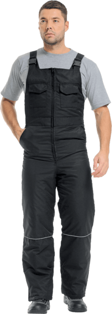 Полукомбинезон ДИКСОН зимний, черный Пком 530