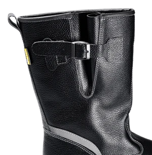 Сапоги TURBO с КП, хромовые ПУ/нитрил (Сап. 085)