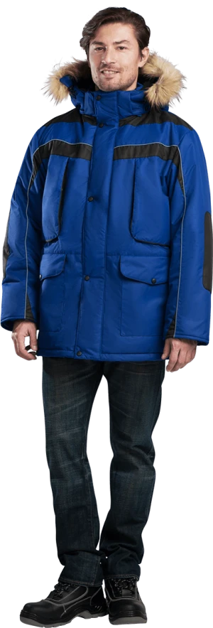 Куртка ДИКСОН зимняя, василёк-чёрный Кур 666