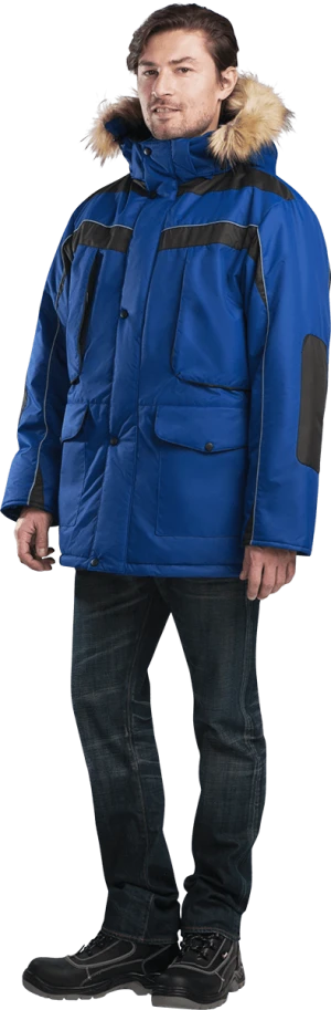 Куртка ДИКСОН зимняя, василёк-чёрный Кур 666