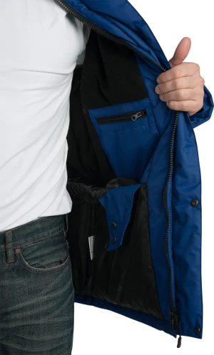 Куртка ДИКСОН зимняя, василёк-чёрный Кур 666