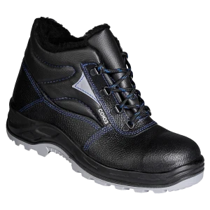 Ботинки СОЮЗНИК с МП иск. мех, кожаные ПУ/ТПУ, МБС