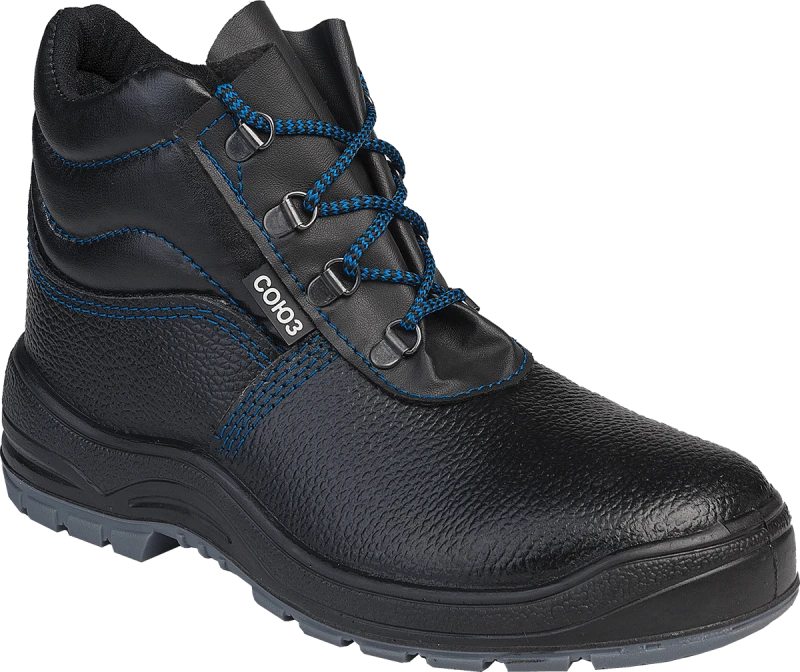 Ботинки СОЮЗНИК с МП иск. мех, кожаные ПУ/ТПУ, МБС