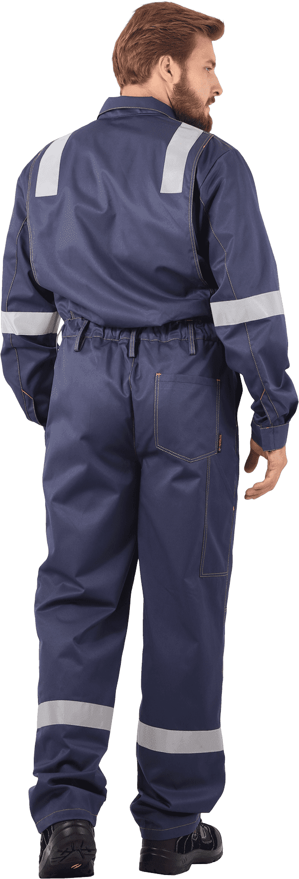 Комбинезон мужской ПИЛОТ от механических воздействий и ОПЗ, темно-синий