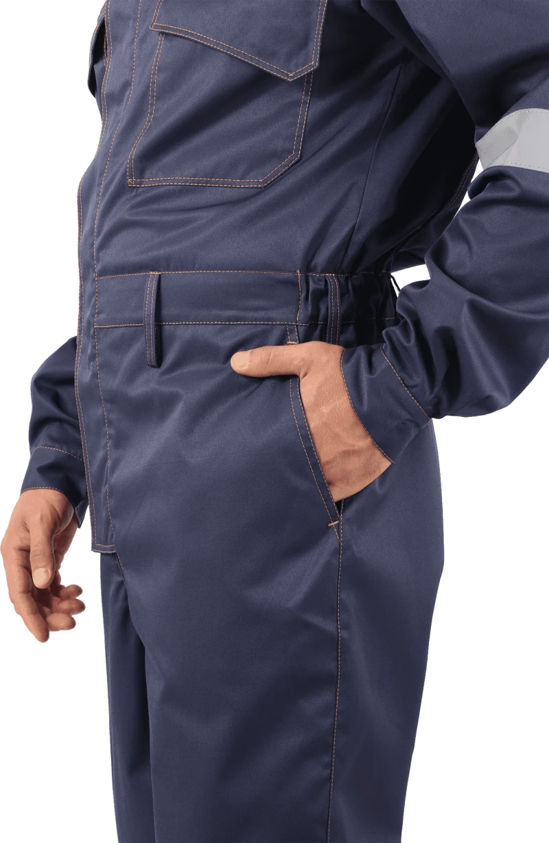 Комбинезон мужской ПИЛОТ от механических воздействий и ОПЗ, темно-синий