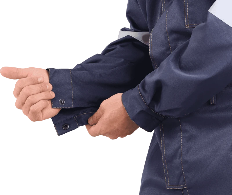 Комбинезон мужской ПИЛОТ от механических воздействий и ОПЗ, темно-синий