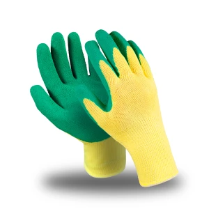 Перчатки MS Латекс (MS-141), полиэфир, латекс частичный, оверлок Пер 680