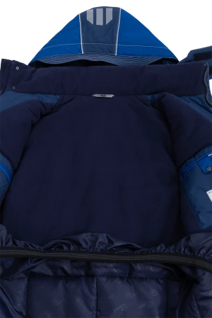 Куртка мужская ЭДВАНС от пониженных температур воздуха и ветра, механических воздействий и ОПЗ, синий/василек