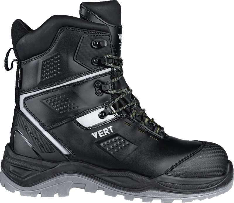 Ботинки VERT (VERT 3006) высокий берец с КП и КС шерст.мех, кожаные ПУ/ТПУ