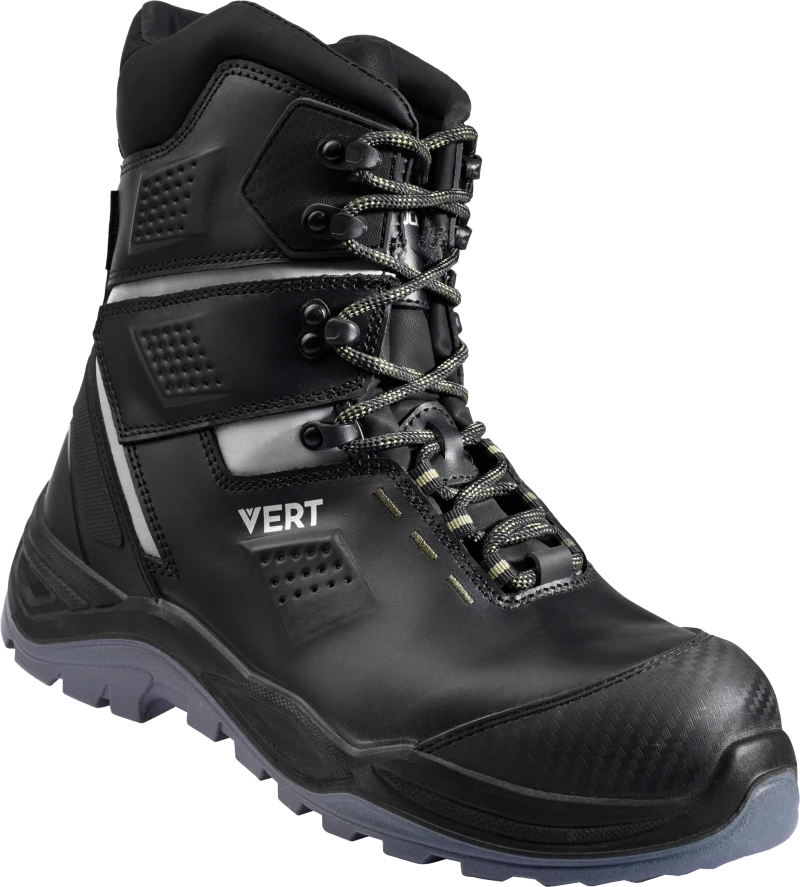 Ботинки VERT (VERT 3006) высокий берец с КП и КС шерст.мех, кожаные ПУ/ТПУ