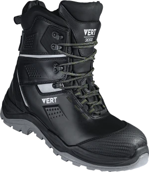 Ботинки VERT (VERT 3006) высокий берец с КП и КС шерст.мех, кожаные ПУ/ТПУ