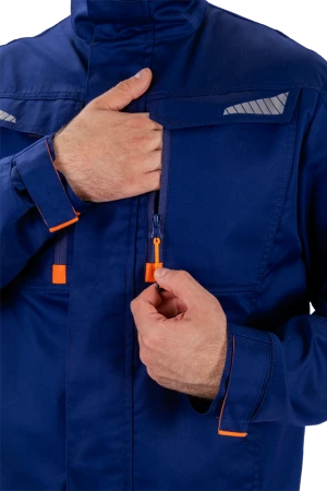 Куртка мужская iForm FX/ЭФИКС для защиты от механических воздействий и ОПЗ, цвет синий