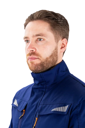 Куртка мужская iForm FX/ЭФИКС для защиты от механических воздействий и ОПЗ, цвет синий