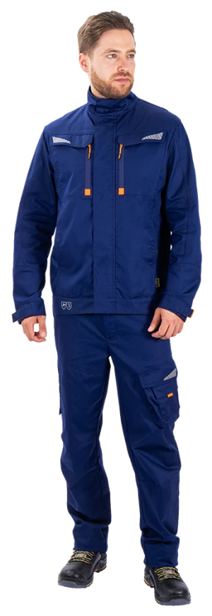 Куртка мужская iForm FX/ЭФИКС для защиты от механических воздействий и ОПЗ, цвет синий