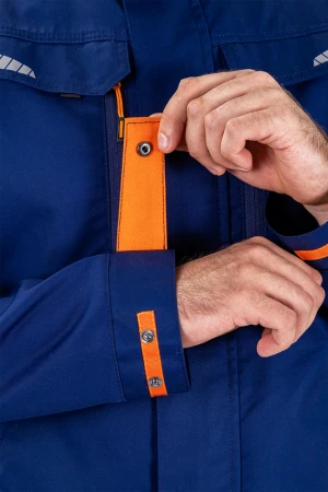 Куртка мужская iForm FX/ЭФИКС для защиты от механических воздействий и ОПЗ, цвет синий