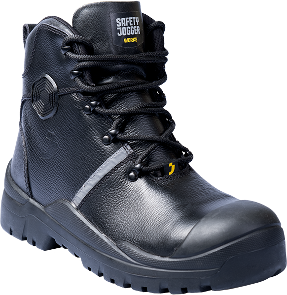 Ботинки HEKLA S3 MID (ХЕКЛА) с МП и МС, кожаные Нитрил