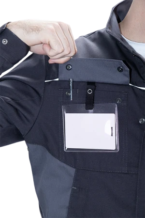 Куртка мужская GT от механических воздействий и ОПЗ, т.серый-серый