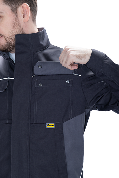 Куртка мужская GT от механических воздействий и ОПЗ, т.серый-серый