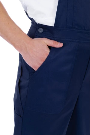 Костюм мужской ТЕХНИК 2 от механических воздействий и ОПЗ (куртка, полукомбинезон), темно-синий/серый