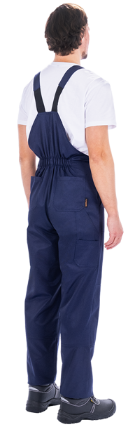 Костюм мужской ТЕХНИК 2 от механических воздействий и ОПЗ (куртка, полукомбинезон), темно-синий/серый