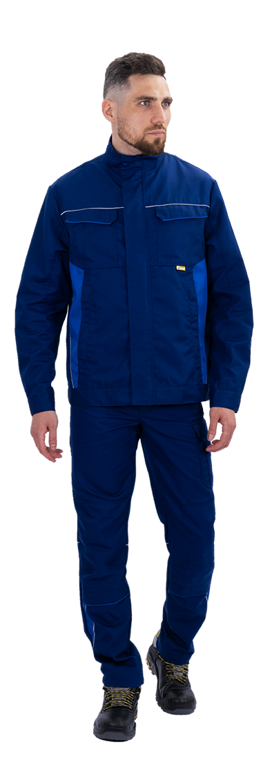 Куртка мужская GT от механических воздействий и ОПЗ, синий-василек